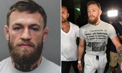 Conor McGregor leaving jail
