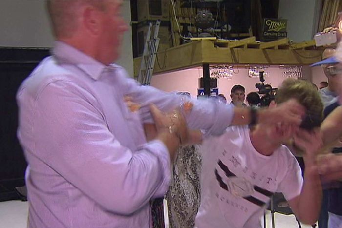 Senator Punches Teen