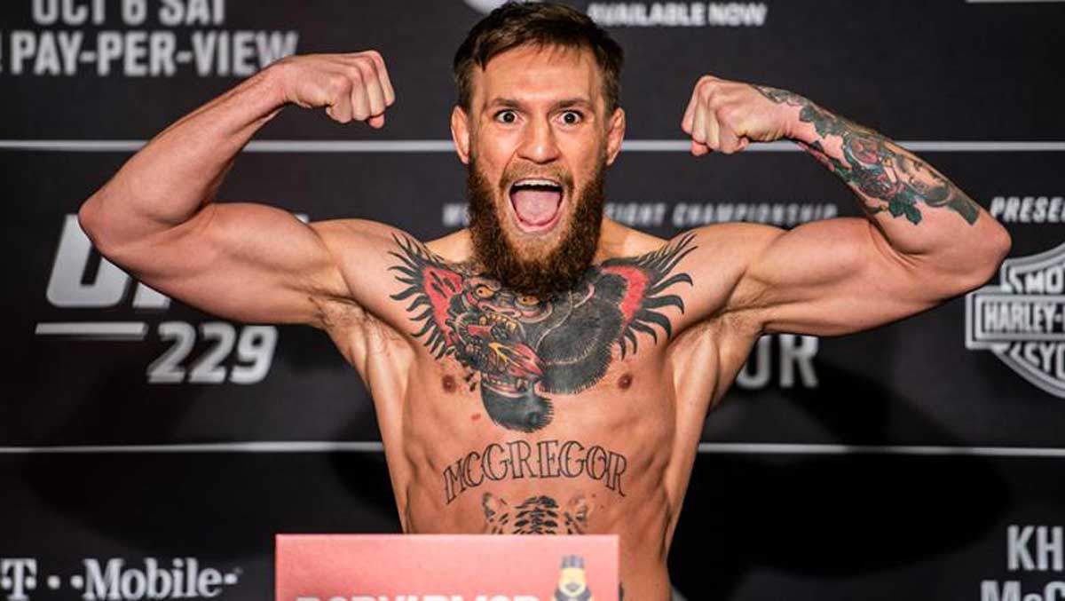 Conor at weigh in