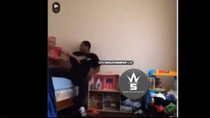 Guy sits on bed with his girlfriend