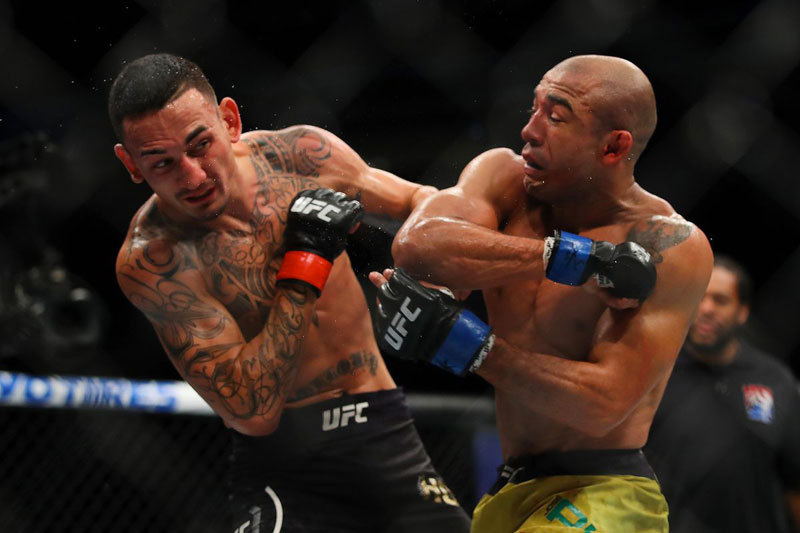 Jose Aldo and Max Holloway