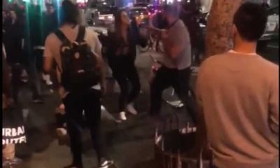 Man Knocks out 2 women in LA outside a Club