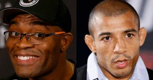 Anderson Silva and Jose Aldo The Goat