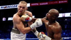 Conor McGregor and Floyd Mayweather