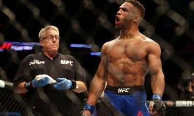 Kevin Lee in Octagon at UFC