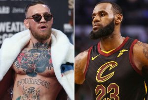 Conor McGregor and Lebron James