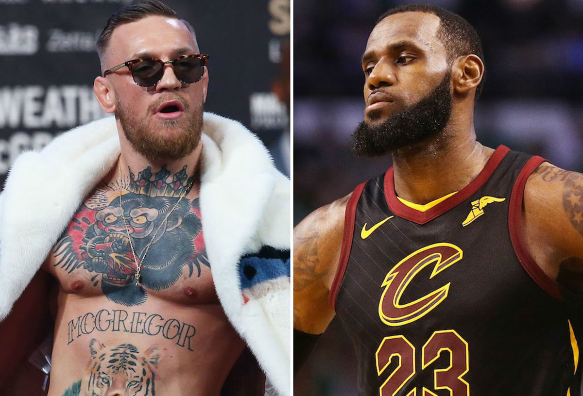 Conor McGregor and Lebron James