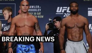 Tyron Woodley and Robbie Lawler