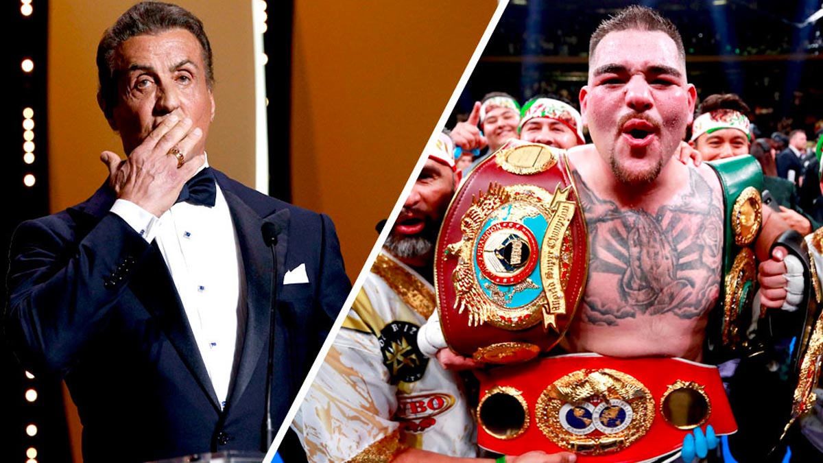 Sylvester Stallone and Andy Ruiz Jr