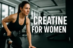 Creatine for women strength training with dumbbells